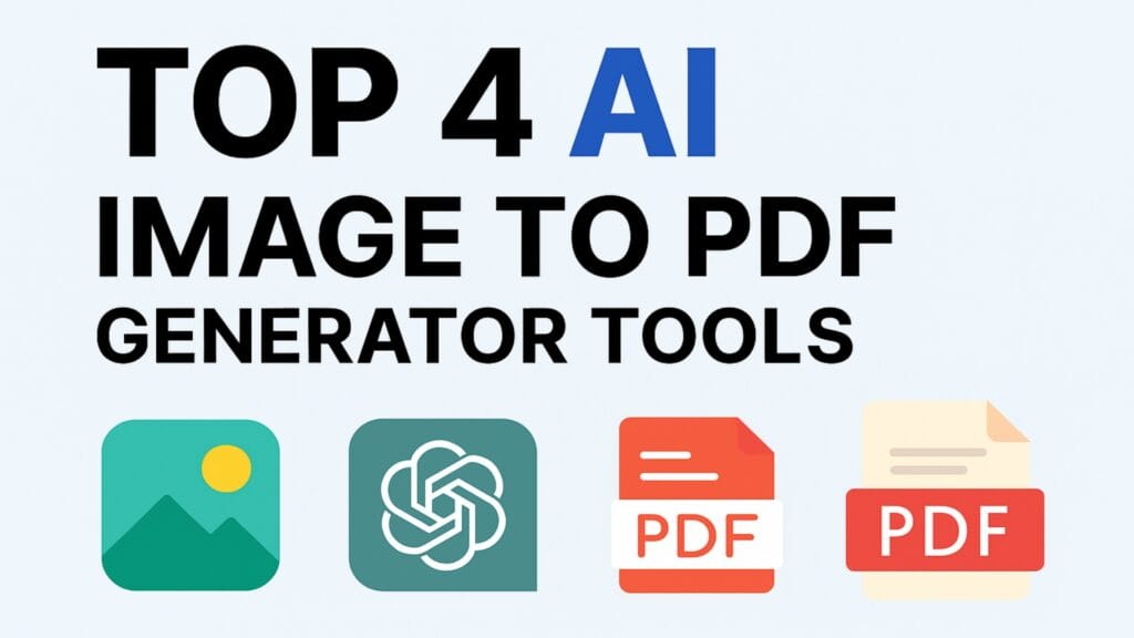 Best AI Image to PDF Tools