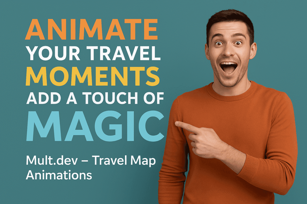 Animated Travel Map Moments