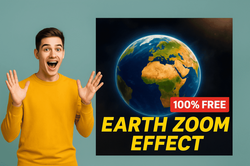 Earth Zoom Effect AI Video Creation