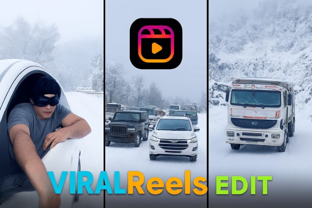 One Click Video Background Snow Change Effect